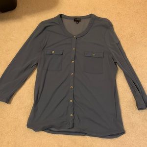 The limited sheath shirt blue x large